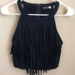 Earthbound Fringe Crop Top